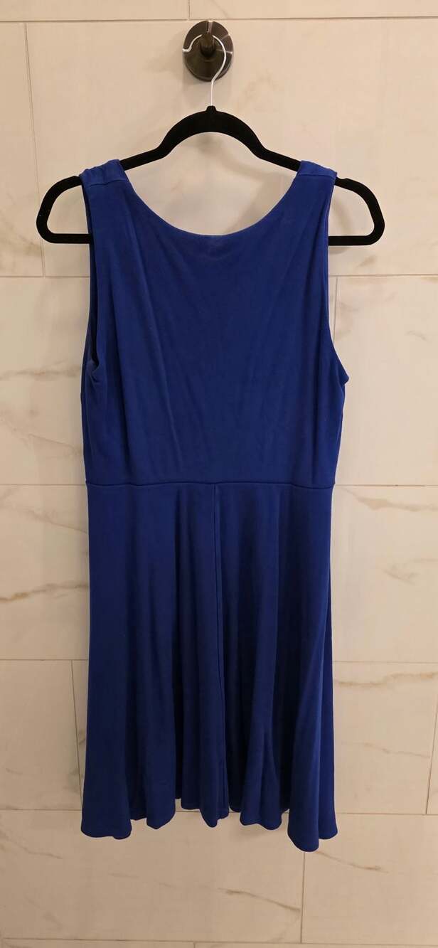Marybelle Royal Blue Sleeveless Fit and Flare Dress